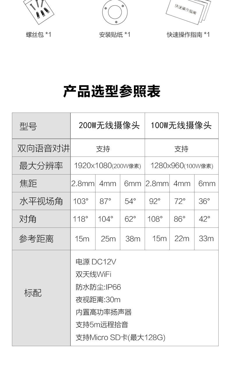 无线监控高清摄像头